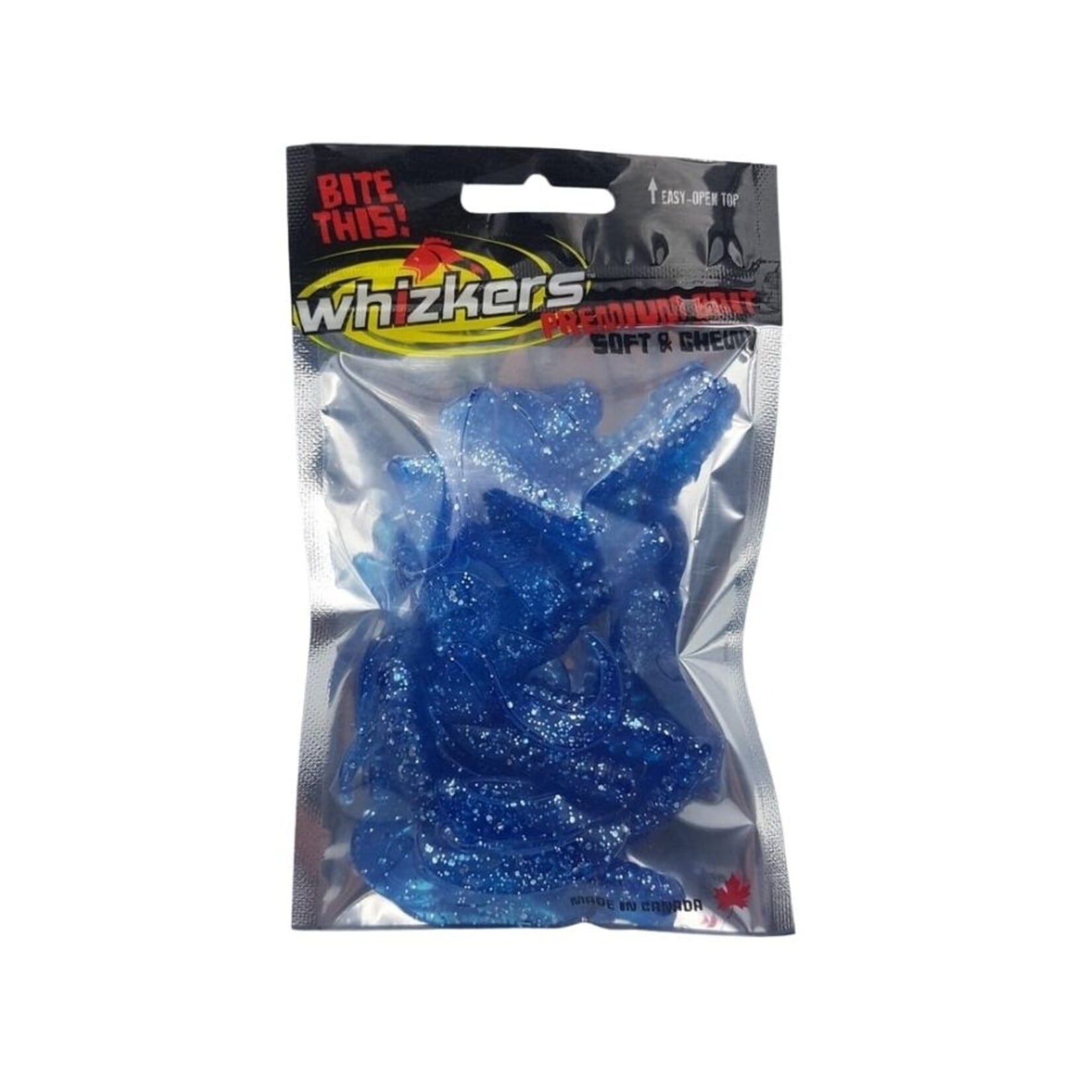 WHIZKERS WHIZKERS GLITTER 4" QUAD TAIL 10 PK