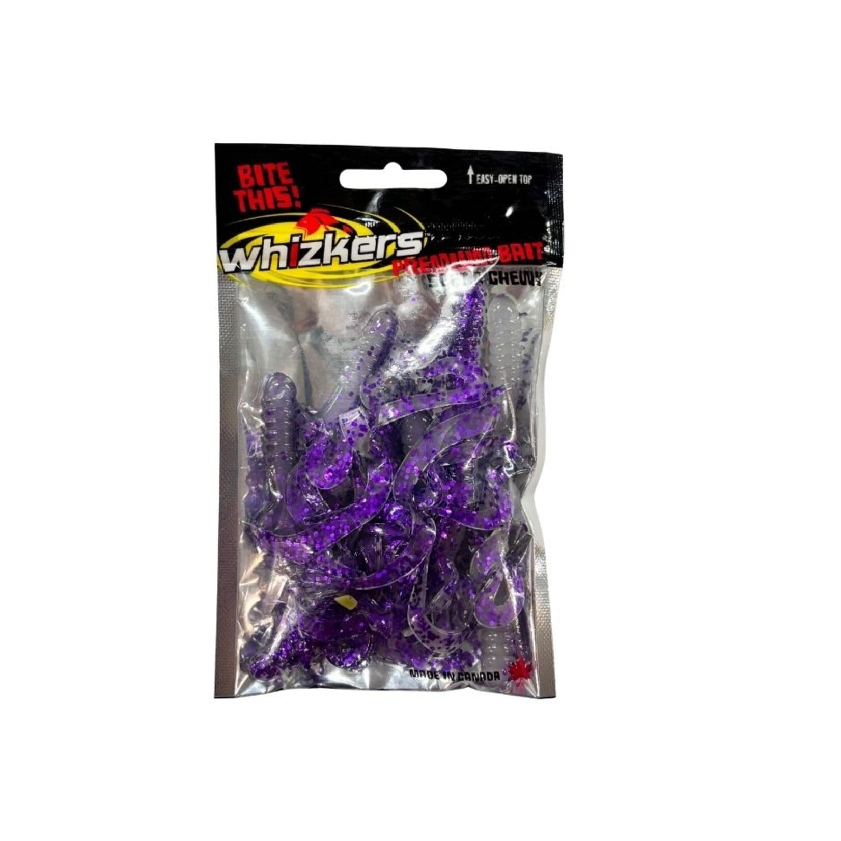 WHIZKERS WHIZKERS GLITTER 4" QUAD TAIL 10 PK