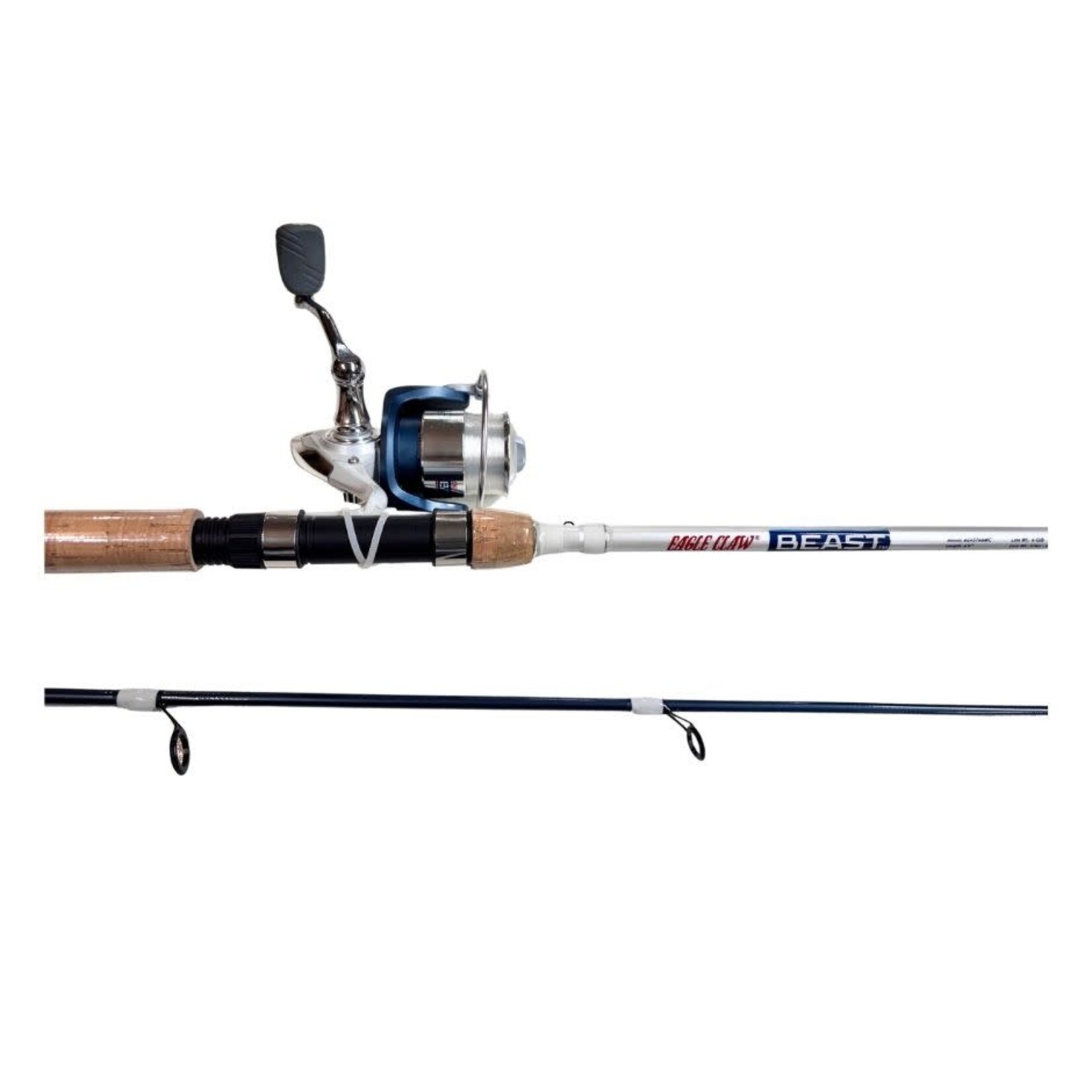Eagle Claw EAGLE CLAW BEAST SPINNING COMBO 7' MEDIUM MOD FAST 2 PC
