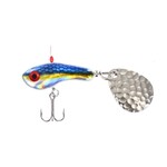 WAHOO WAHOO WING DING BASS JIG TAIL SPINNER BLUE SHAD HOL 3/4 OZ