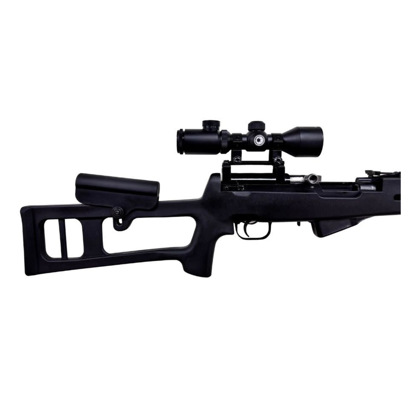USED CHINESE SKS 7.62X39 W/ TACTICAL STOCK SCOPE MOUNT 3-9 BARSKA SCOPE 545 BULK RDS 20.5" BARREL 5 ROUND MAG