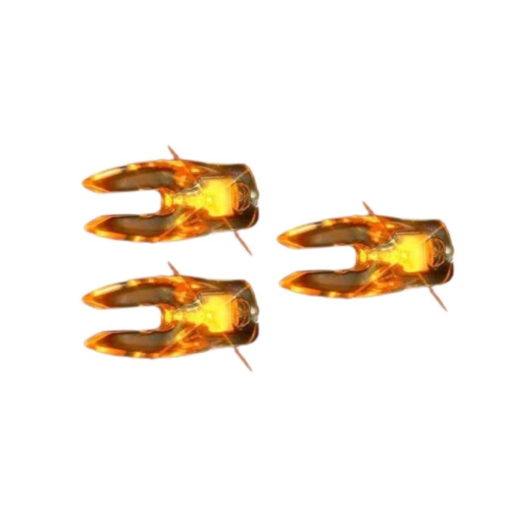 NOCKTURNAL NOCKTURNAL UNIVERSAL FIT LED ORANGE NOCK 3PK