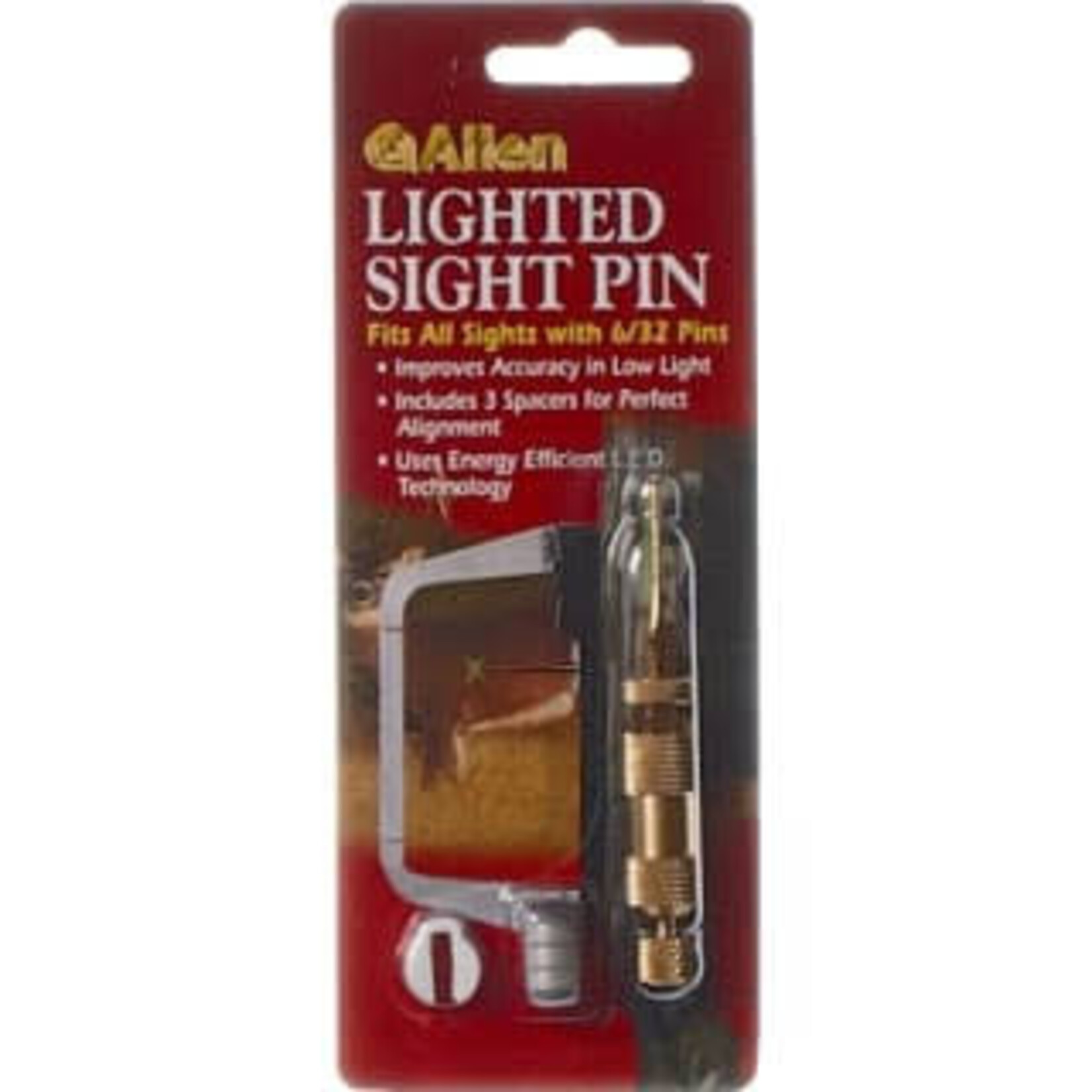 ALLEN ALLEN PIN SIGHT LIGHTED 6/32 PINS