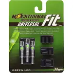 NOCKTURNAL NOCKTURNAL LIGHTED NOCKS UNIVERSAL FIT GREEN LED 3/PK