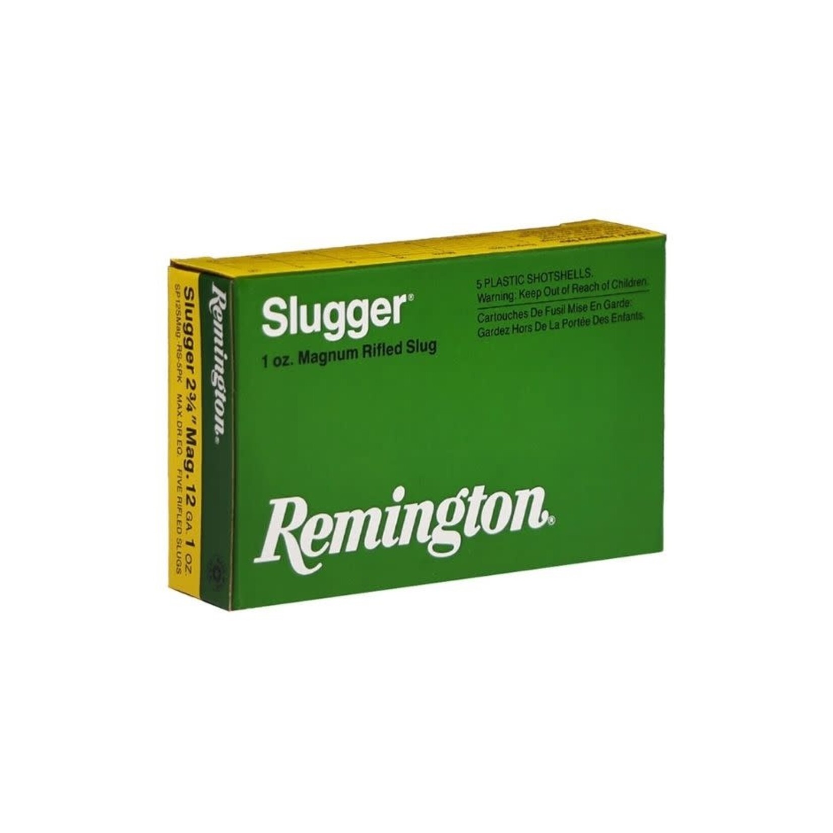 REMINGTON REMINGTON SLUGGER 12 GA 2 3/4" MAG 1 OZ 5PK RIFLED SLUG