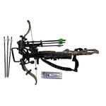 EXCALIBUR USED EXCALIBUR MICRO 340TD RECURVE CROSSBOW W/ BOLTS, POINTS, BROADHEADS, SLING, QUIVER, COCKING ROPE, LUBE