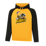 CANADA SPORTSWEAR HAWKS HOODY OAKLAND ADULT GOLD/BLACK