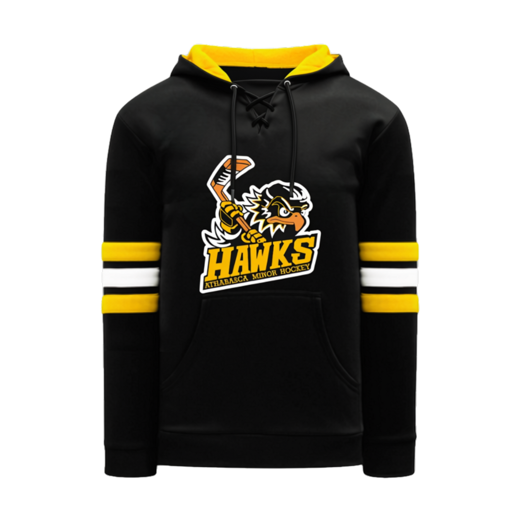 ATHLETIC KNIT AK HAWK COTTON HOODIE WITH POCKET