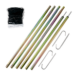 VICTOR VICTOR OUTDOOR BADMINTON SET POST AND NET
