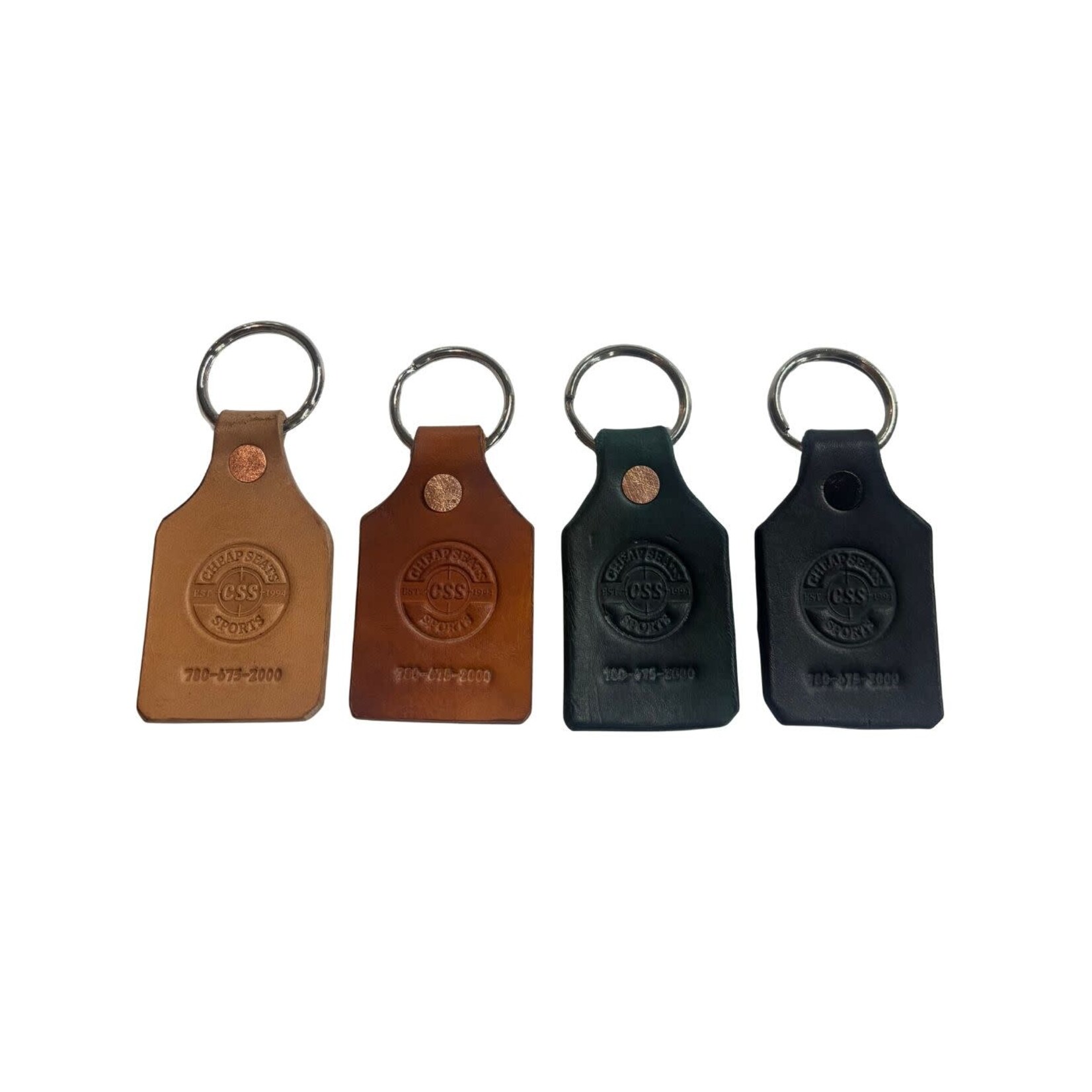 Cheap Seats Sports CHEAP SEATS SPORTS LEATHER KEYCHAIN