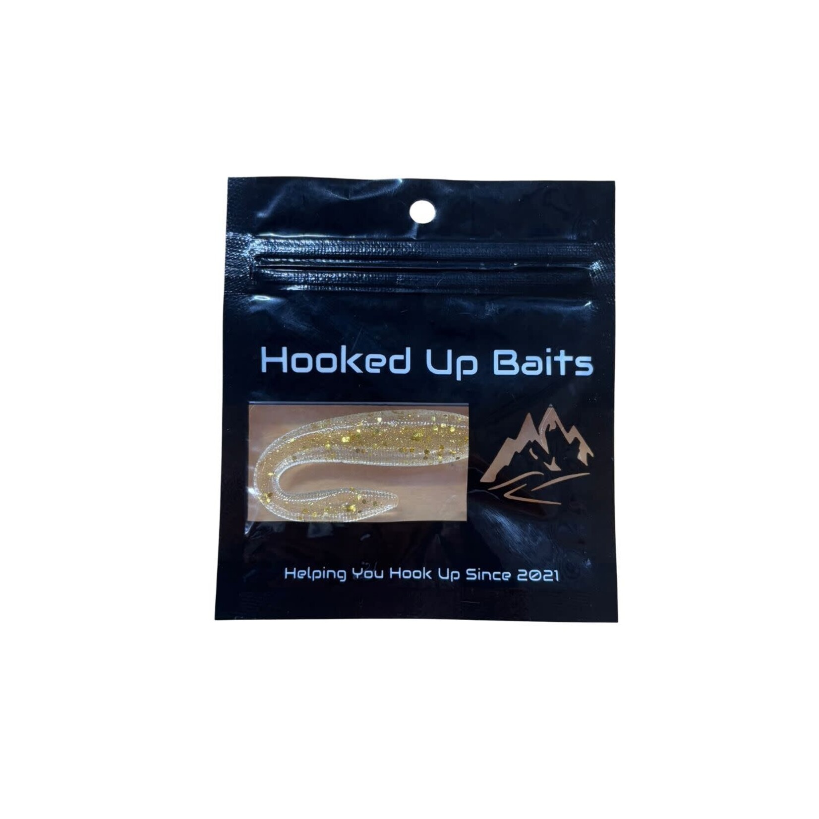 HOOKED UP BAITS YELLOW CHART SPARKLE JIG BODY