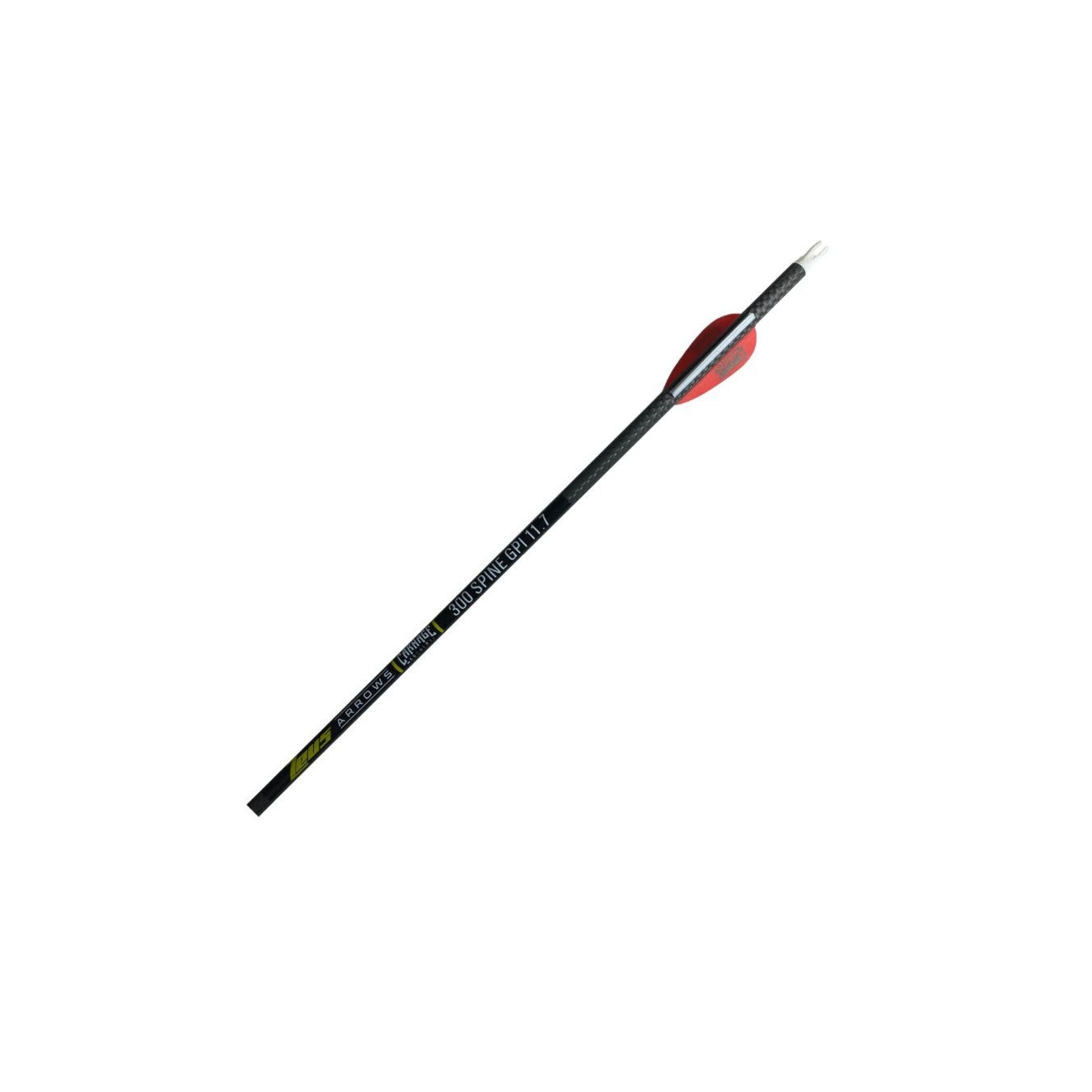 CARNAGE ARCHERY 3K CARBON WEAVE ZEUS ARROWS 300 SPINE 32" SHAFT 60-70 LBS 12 PK