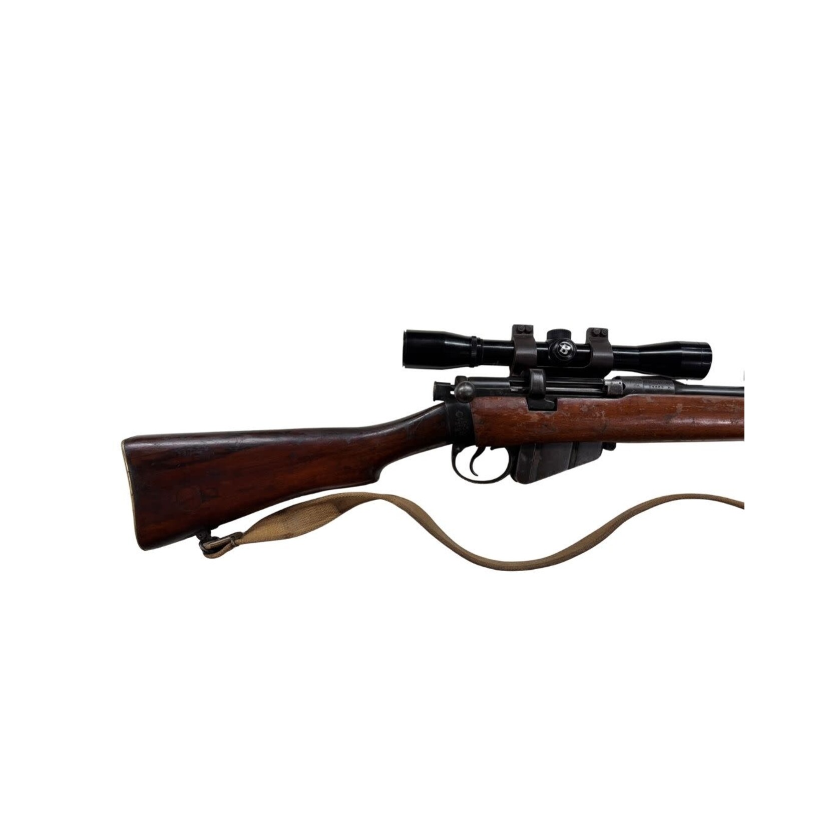 USED LEE ENFIELD 303 BRITISH SHTLE III BORN 1917 W/ 4 X 32 BUSHNELL SCOPE 10 RD DETACHABLE MAG 25" BARREL SLING CLEANING KIT