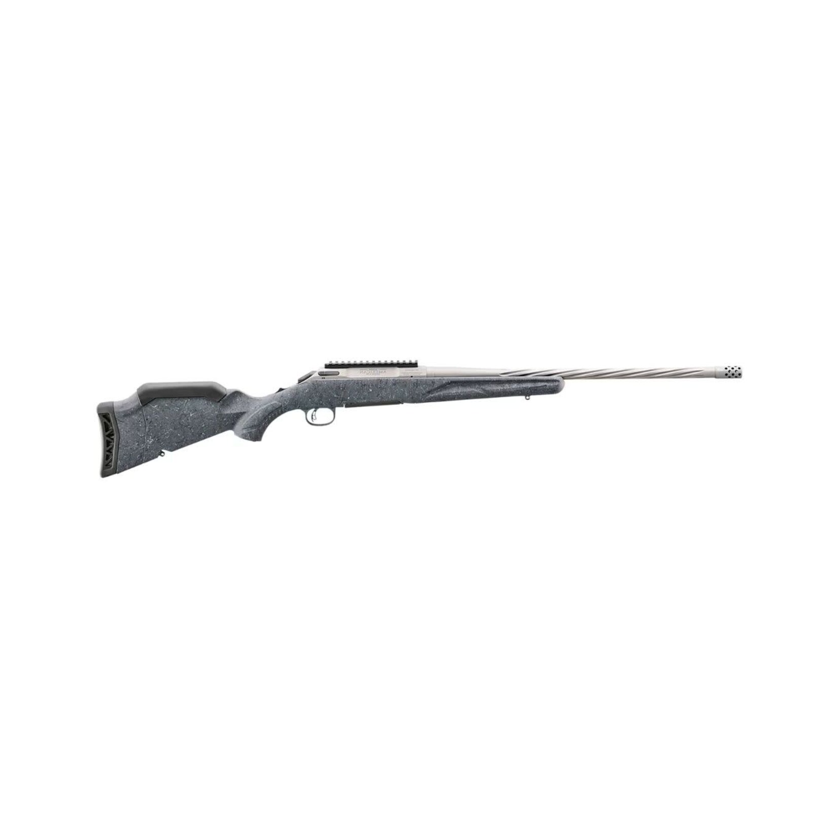 RUGER RUGER AMERICAN GEN II 243 WIN BOLT ACTION STD 20" BRL 3 RDS GREY SPLATTER SYNTH STOCK SPIRAL BARREL