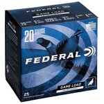 FEDERAL FEDERAL H204-4 GAME SHOK UPLAND BRASS 20 GA 2 3/4IN