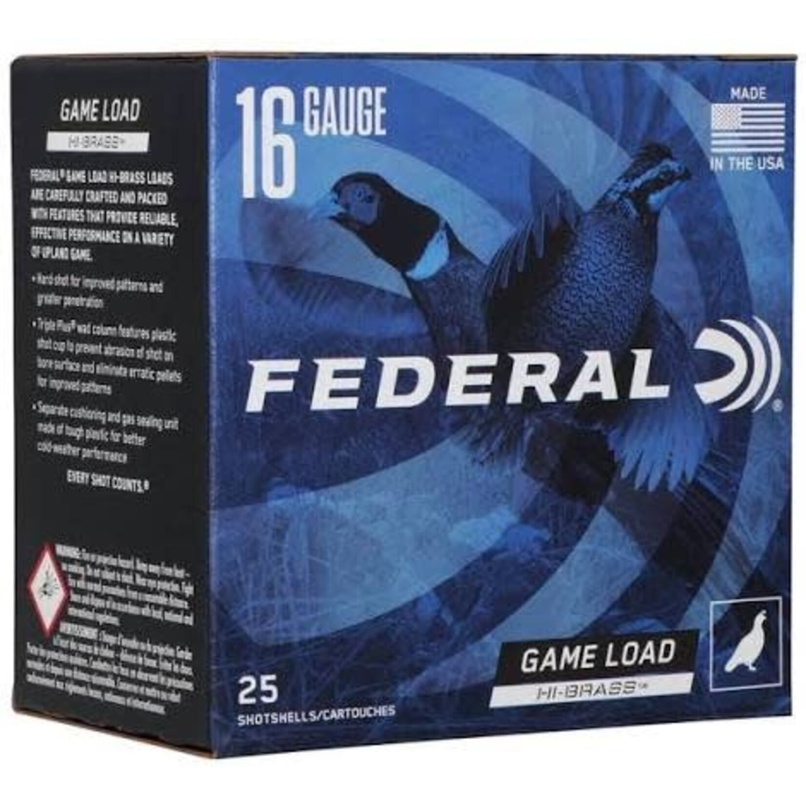 FEDERAL FEDERAL 16GA 2 3/4" 1 1/8OZ #4 H.B.