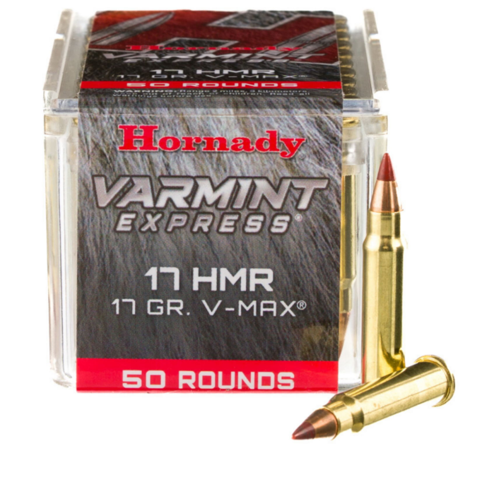 HORNADY HORNADY 17 HMR V-MAX  17GR  50 ROUNDS