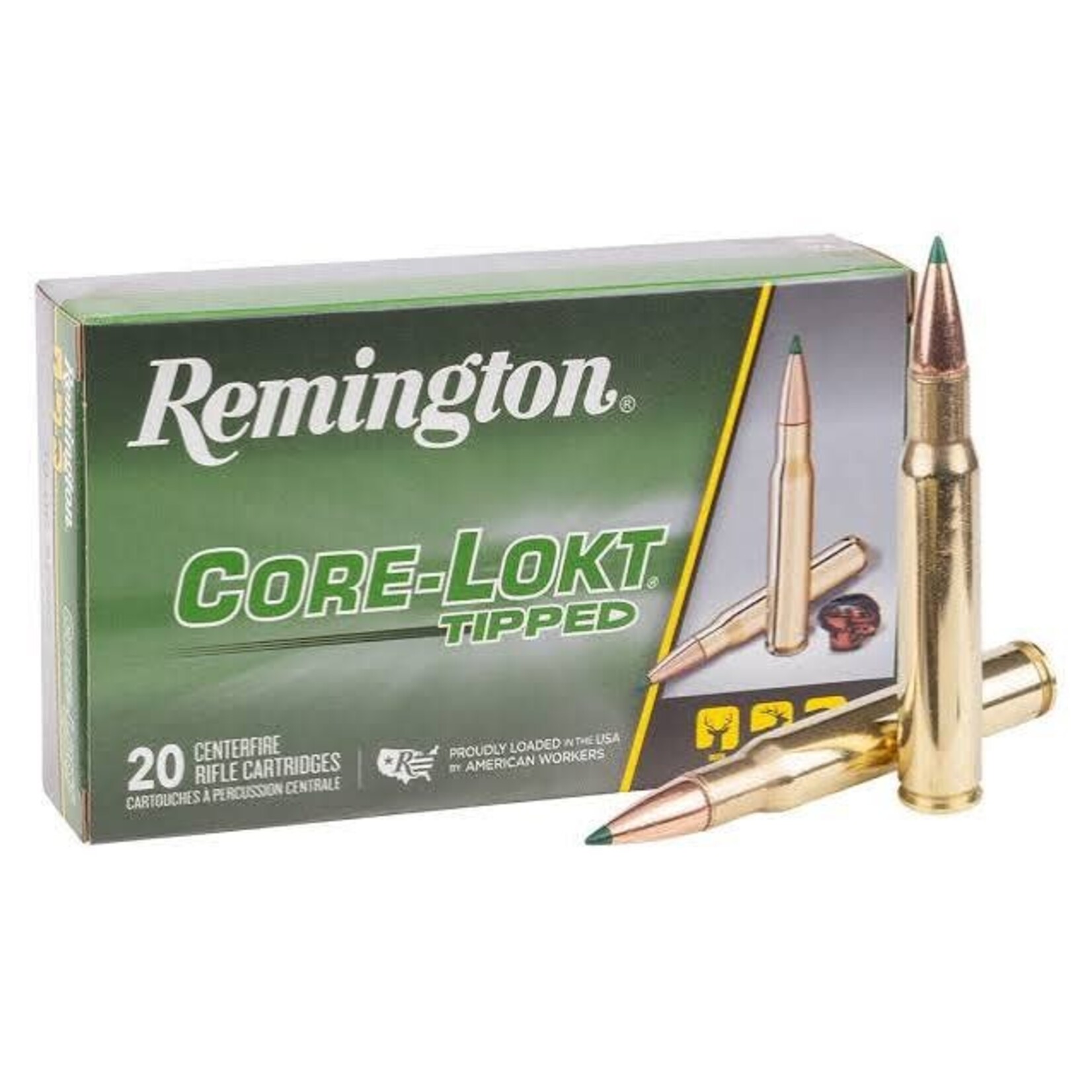 REMINGTON REMINGTON 30-06 CORE-LOKT  TIPPED 180GR 20CT