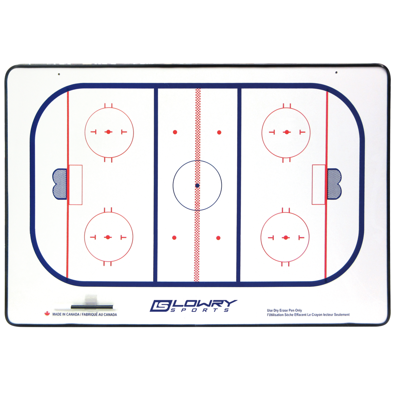 LOWRY COACHES HOCKEY BOARD W/ MARKER PS392 18"X24"