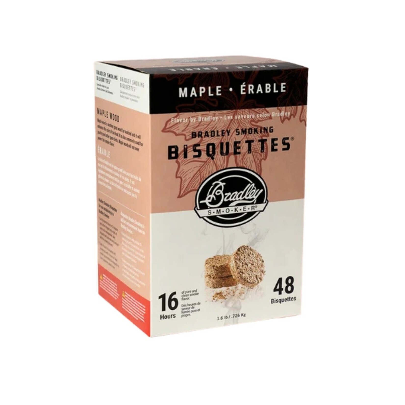 Bradley Technologies BRADLEY BTMP48 BISQUETTES MAPLE 48Pk