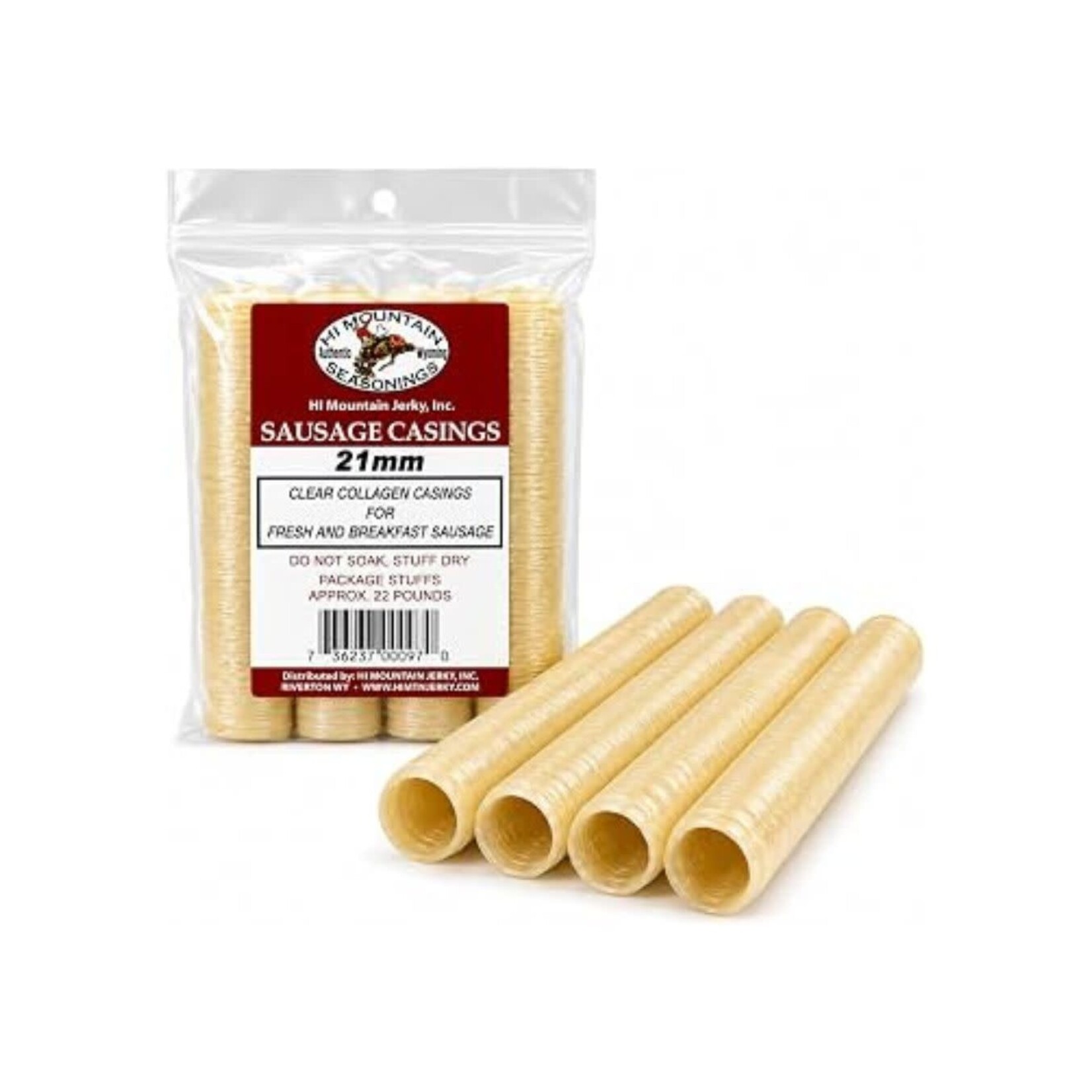 Hi Mountain HI MOUNTAIN SAUSAGE CASINGS COLLAGEN BREAKFAST 21 MM