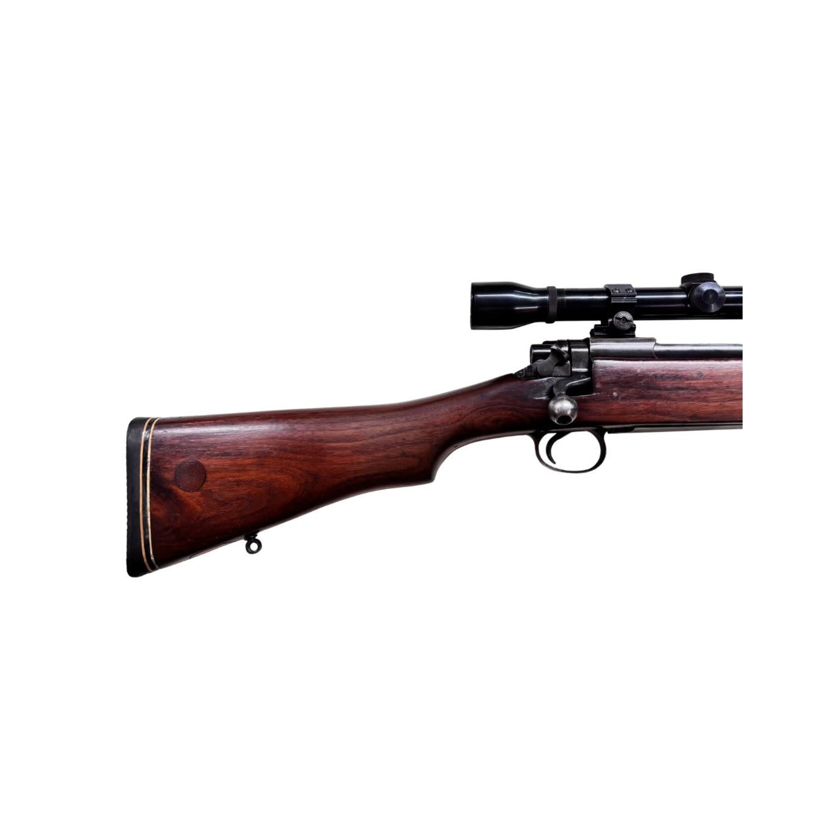USED P14 ENFIELD MAUSER 303 BRITISH 24" BARREL 5 RD INTERNAL MAG W/ MOUNTED WEAVER MARKSMAN 4X SCOPE
