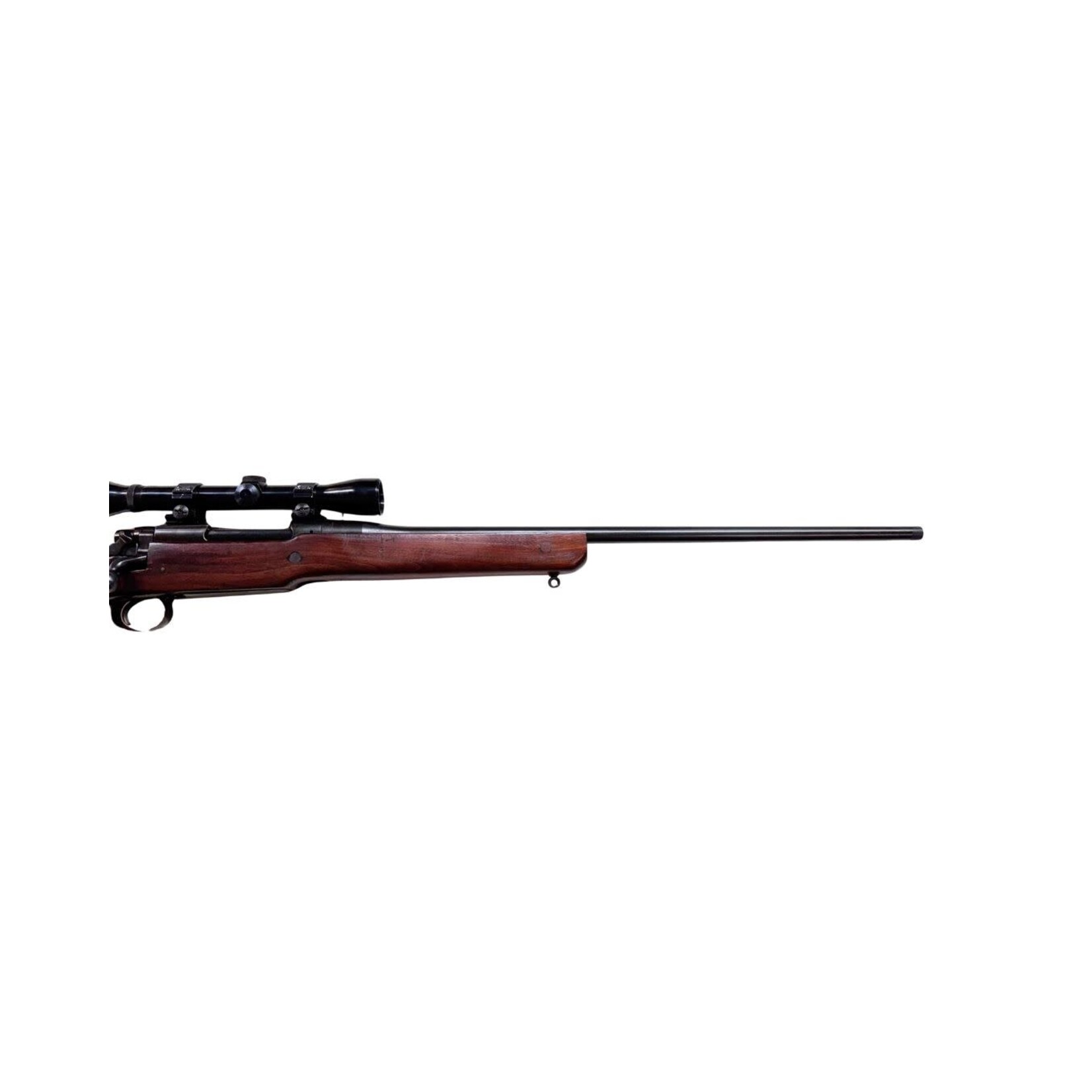 USED P14 ENFIELD MAUSER 303 BRITISH 24" BARREL 5 RD INTERNAL MAG W/ MOUNTED WEAVER MARKSMAN 4X SCOPE