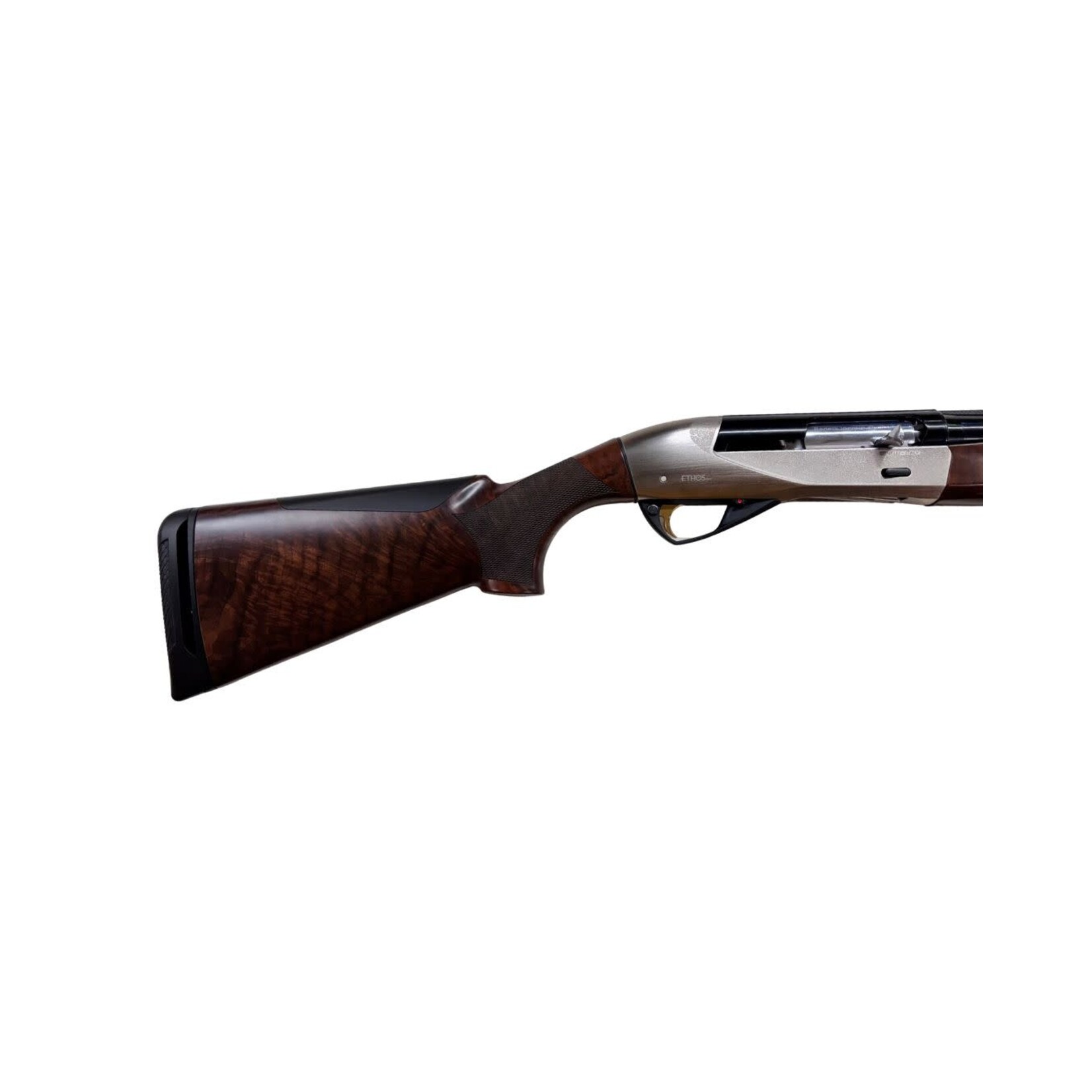 BENELLI USED BENELLI ETHOS 12 GA SEMI AUTO SHOTGUN 28" BRL 3" CHAMBER 4 RDS INERTIA DRIVEN CRIO BARREL W/ 5 CHOKES EXTRA SHIMS HARD CASE