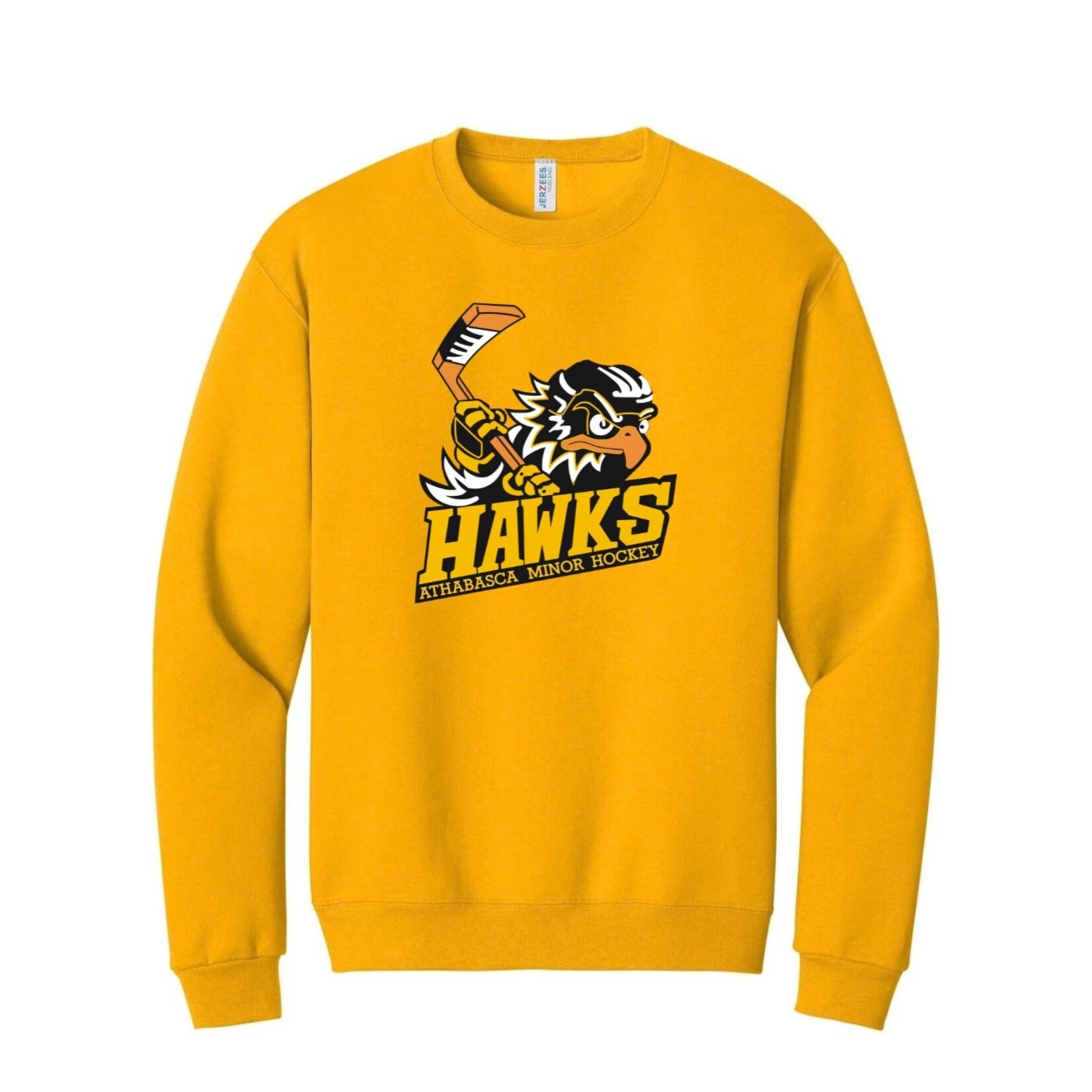 GILDAN ATHABASCA HAWKS CREWNECK SWEATER