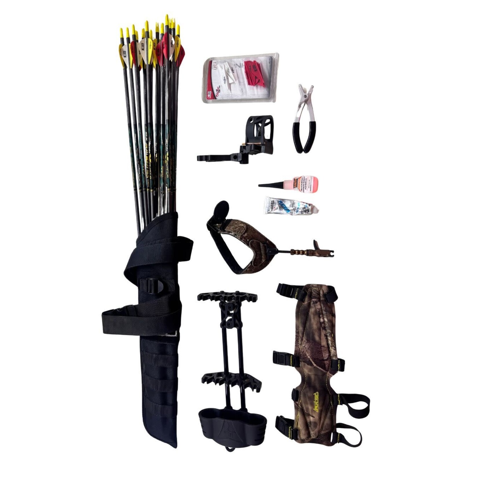 BEAR ARCHERY USED BEAR RANT COMPOUND BOW RH 50-70 LBS 24.5-31.5 DL W/ ARROWS FIELD POINTS HARD CASE SIGHTS ARM GUARD RELEASE AND OTHER ACCESSORIES