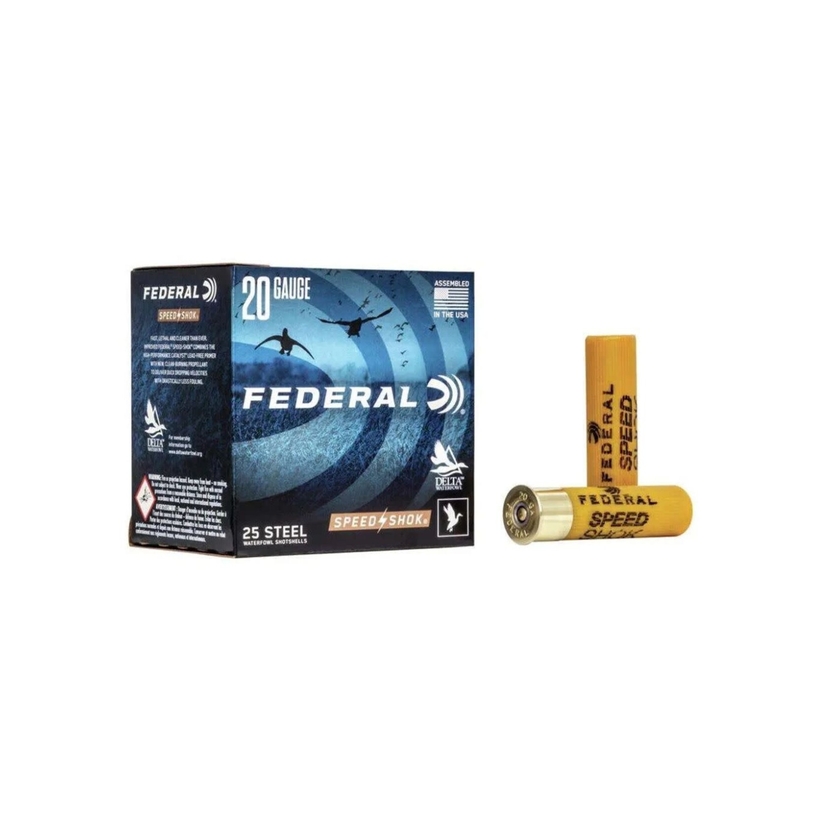 FEDERAL FEDERAL 20 GAUGE 3" SPEED SHOK 7/8 OZ 3 SHOT STEEL