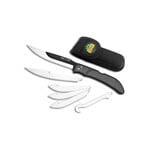 OUTDOOR EDGE RAZOR BONE REPLACEABLE 6 BLADE COMBO SET FOLDING KNIFE WITH SHEATH