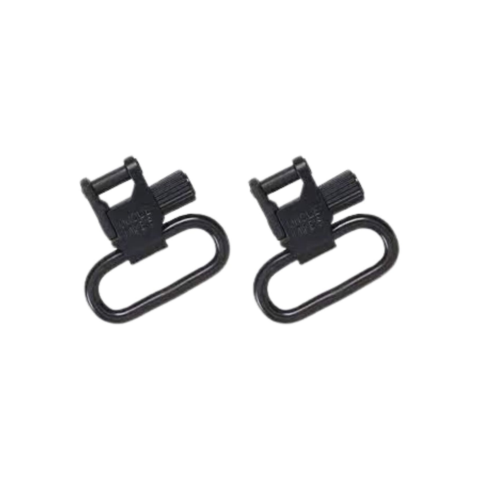 UNCLE MIKE'S UNCLE MIKE'S 1403-3 SLING SWIVELS QD SS BL 1.25"