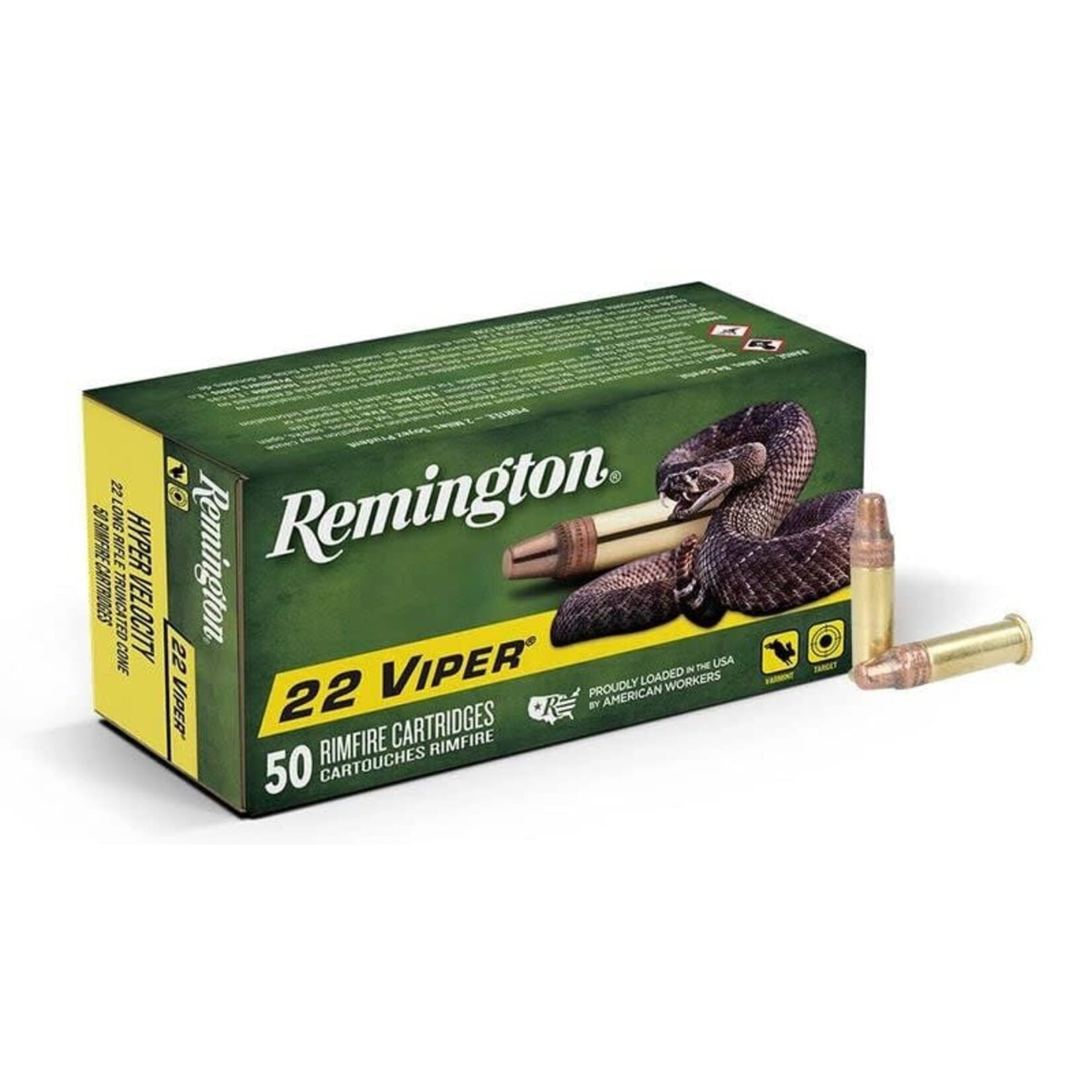 REMINGTON REMINGTON 22LR VIPER 36GR TRUNCATED CONE 1410 FPS 50CT