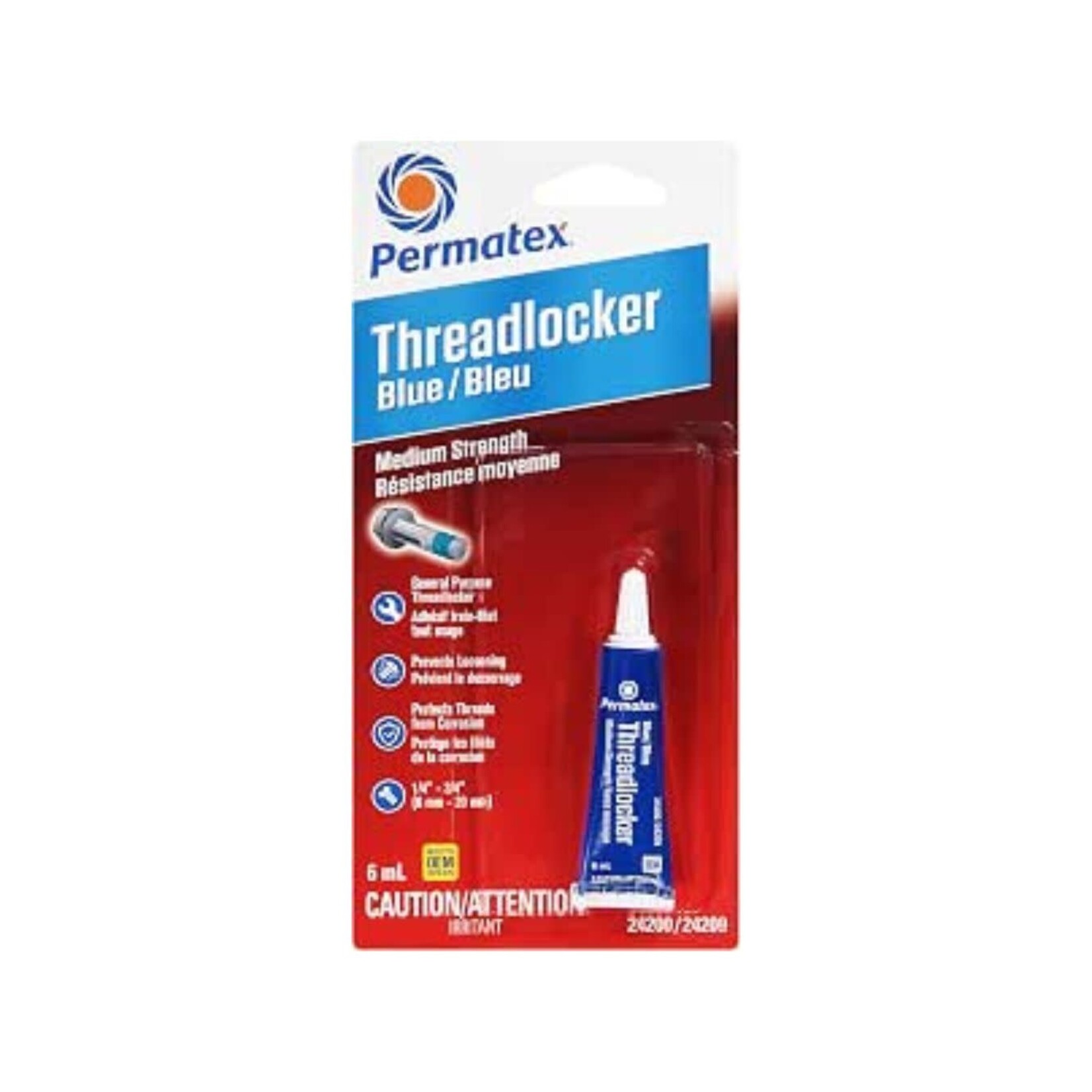 PERMATEX BLUE THREADLOCKER 6 ML