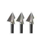 G5 MONTEC M3 BROADHEADS FIXED BLADE SOLID STEEL 100GR - 3/PK