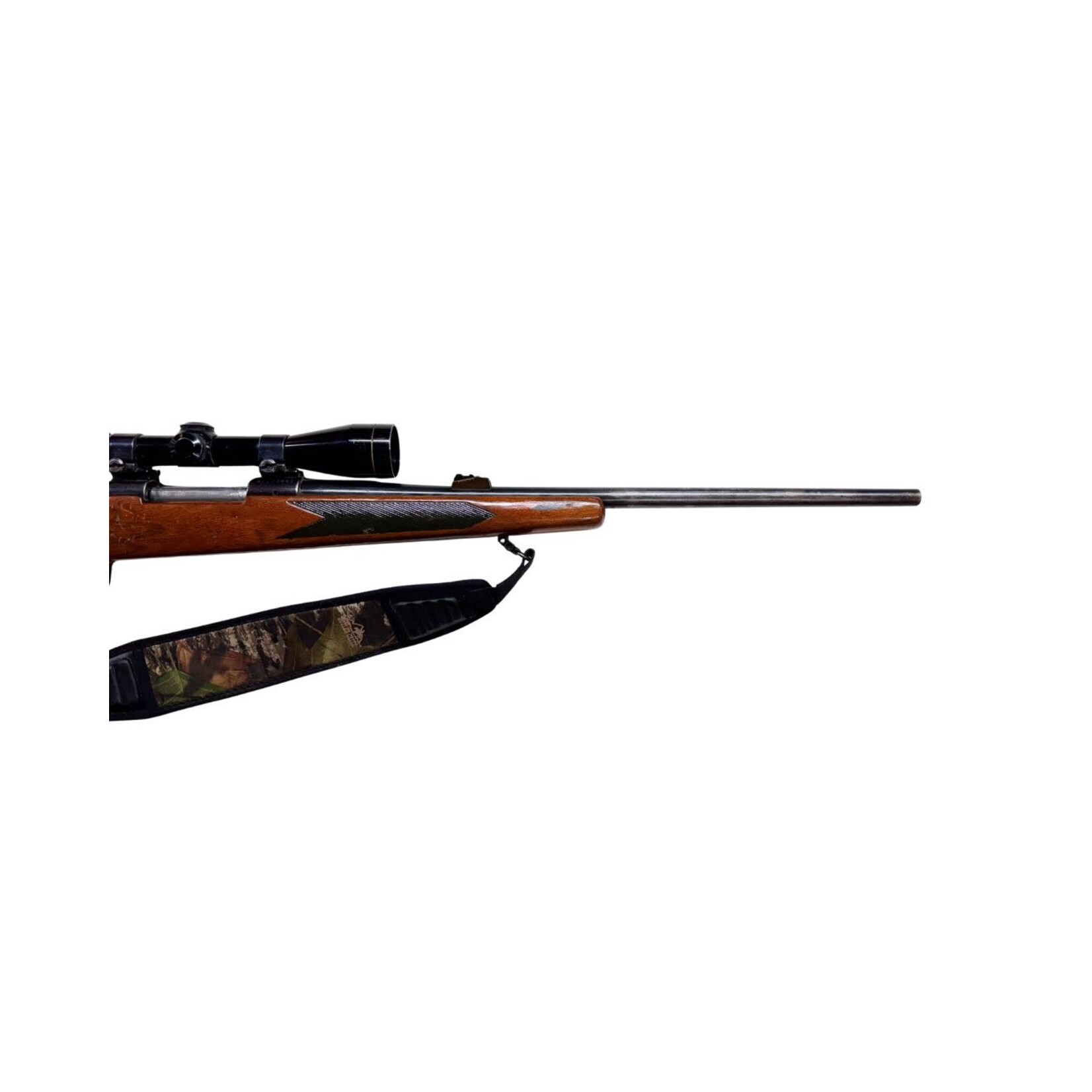 USED WINCHESTER 30-06 SPRG MODEL 70 BORN 1976 21.5" BRL 5+1 RDS W/ 3-9 VARI-XII LEUPOLD SCOPE CAMO BUTLER CREEK SLING