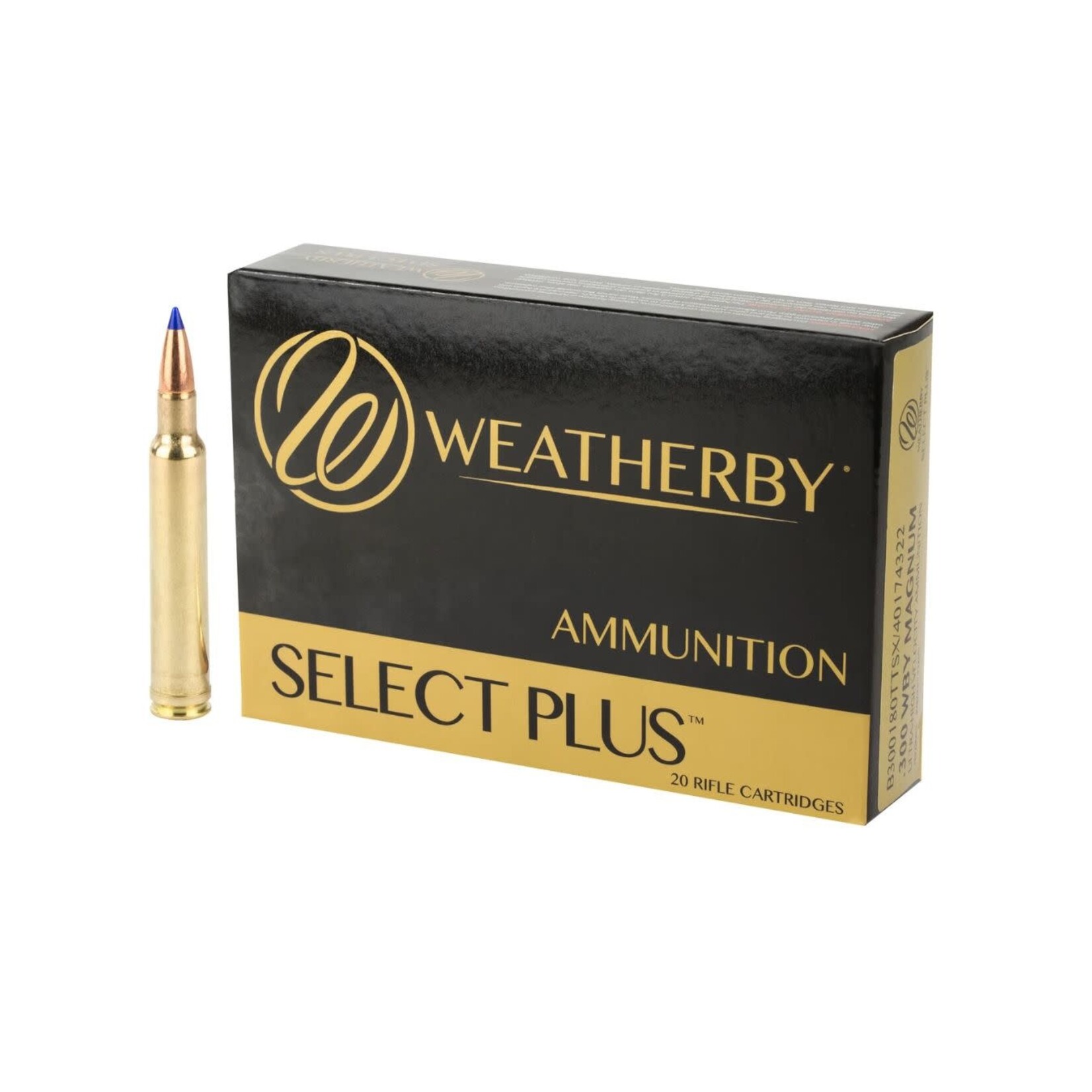 WEATHERBY WEATHERBY 300 WBY MAG 180 GR BARNES TTSX SELECT PLUS AMMO 20 RNDS