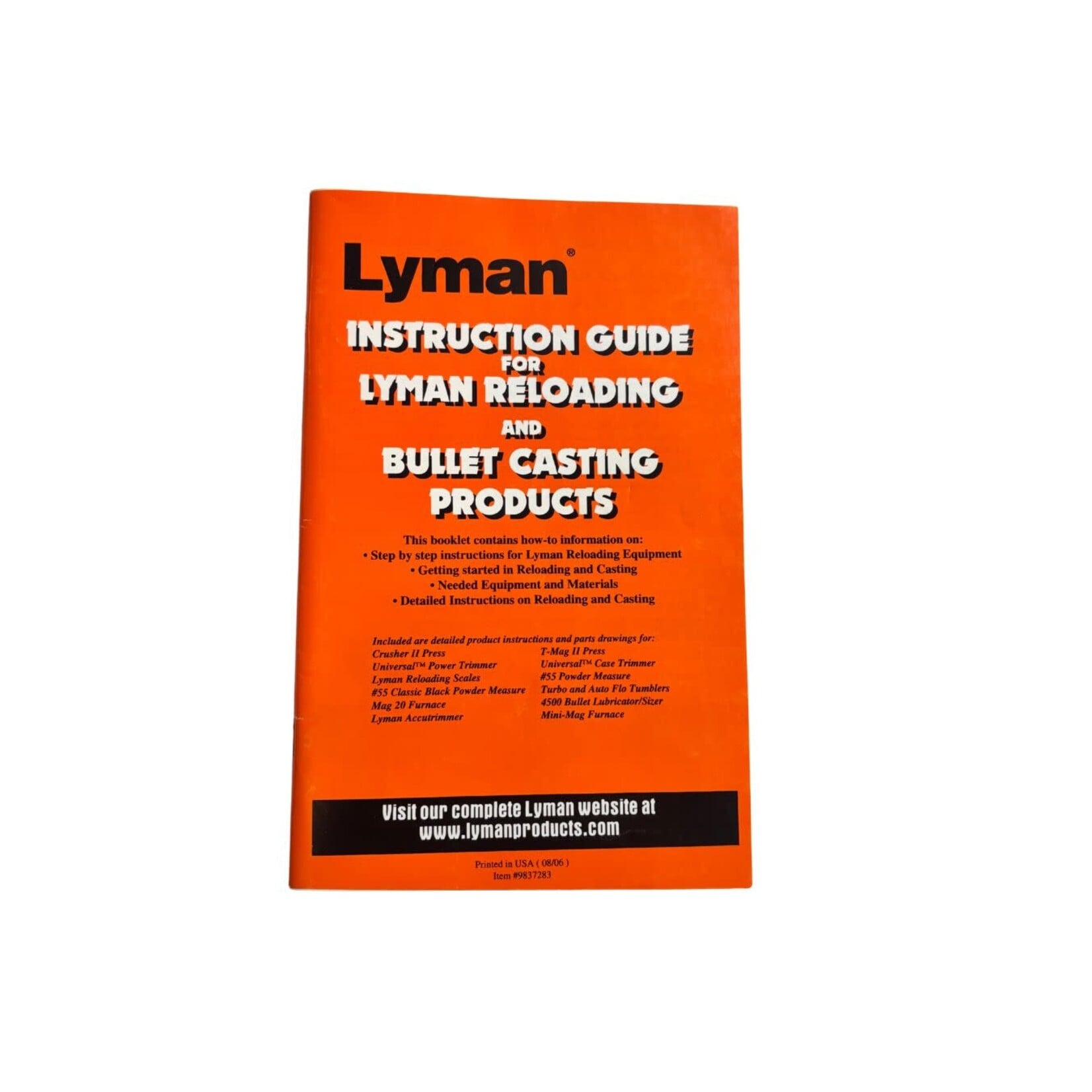 USED MODERN RELOADING SECOND EDITION W/ LYMAN INSTRUCTION GUIDE FOR RELOADING