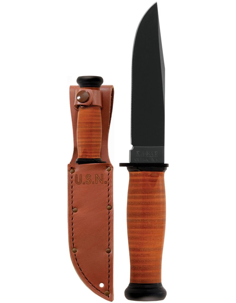 KA-BAR Mark I, Leather