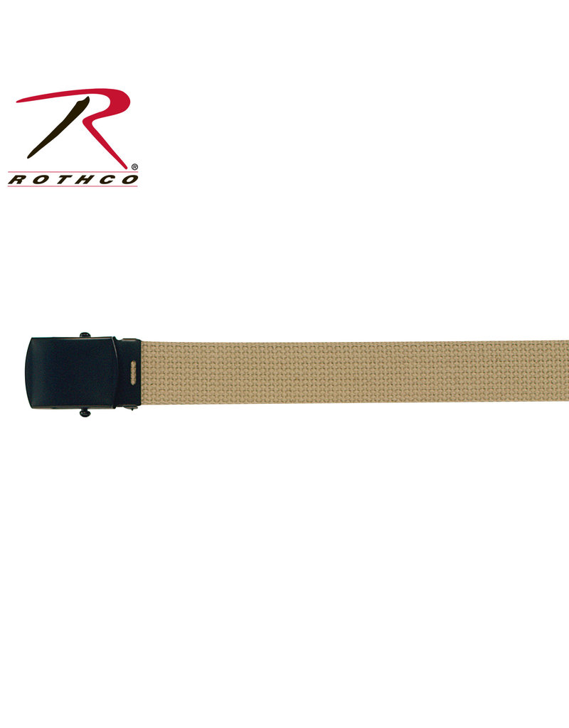 Rothco Military Web Belt with Black Buckle