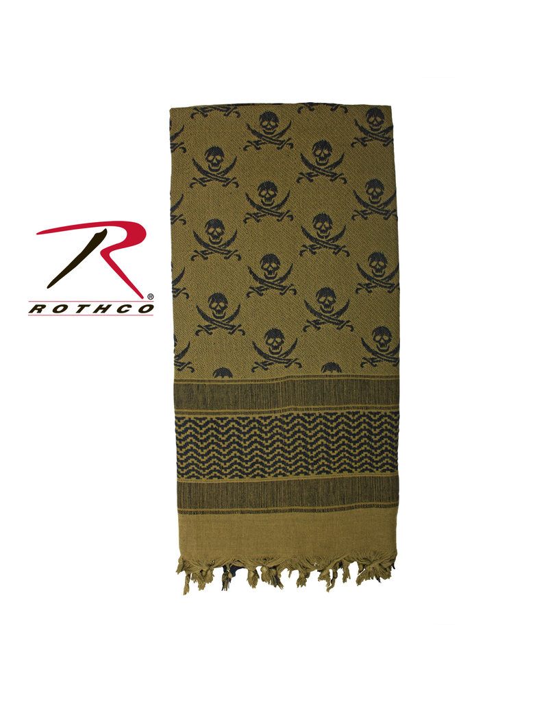 Rothco Skulls Shemagh Desert Scarf