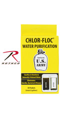 Rothco Chlor Floc Military Water Purification Powder Packets