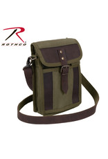 Rothco Canvas Travel Portfolio Bag With Leather Accents