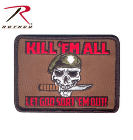 Rothco Kill Em All Let God Sort Em Out Morale Patch