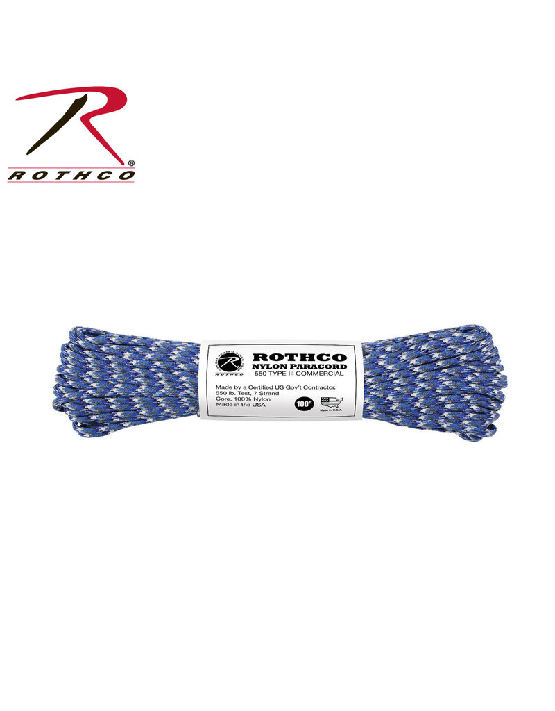 Rothco Nylon Paracord Type III 550lb 100ft