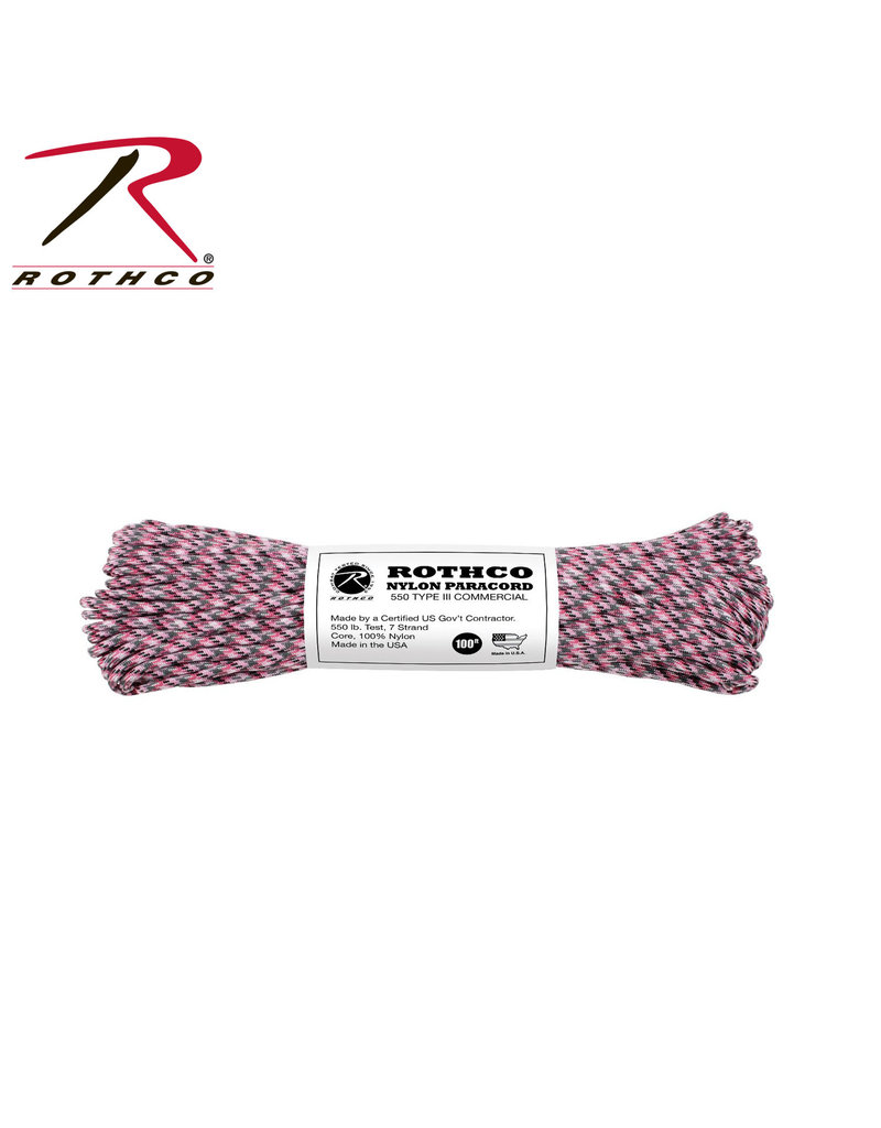 Rothco Nylon Paracord Type III 550lb 100ft