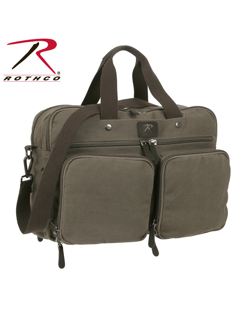 Rothco Canvas Briefcase Backpack