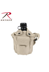 Rothco Canvas Carry-All Canteen Cover With Shoulder Strap