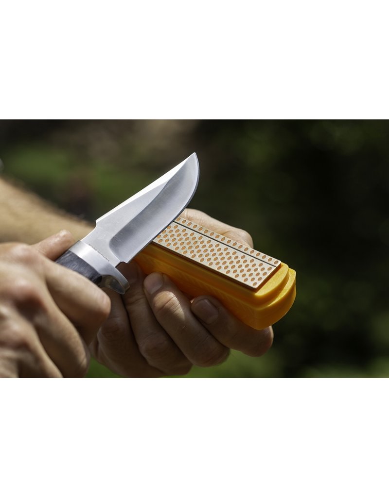 Smith's 4" Diamond Sharpening Stone & Fixed Blade Knife